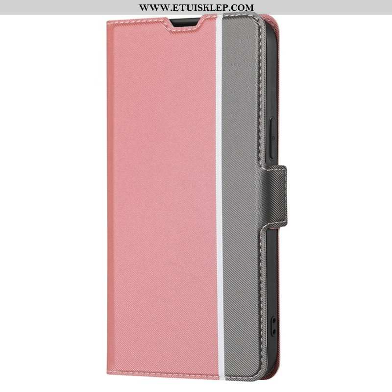 Etui Folio do Oppo Reno 8 Dwutonowy